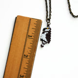 Osprey Beaded Necklace On 24 Inch Chain