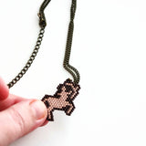 Sagittarius Centaur Sign Beaded Charm Necklace