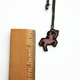 Sagittarius Centaur Sign Beaded Charm Necklace