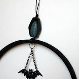 Vampire Queen Small Wall Decor With Black Bat Gothic Accent