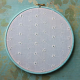 Light Blue And White Earring Hanger And Wall Decor