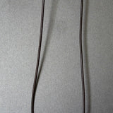 Doberman Pinscher Necklace, Beaded On Adjustable Brown Cord