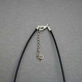 Sugar Skull Cat Beaded Necklace On Adjustable Black Cord