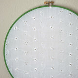 Close Up Green White Earring Hanger 