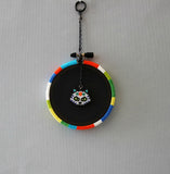 Cat Sugar Skull Beaded Mini Wall Decor