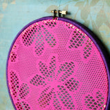 Hot Pink And Purple Earring Hanger