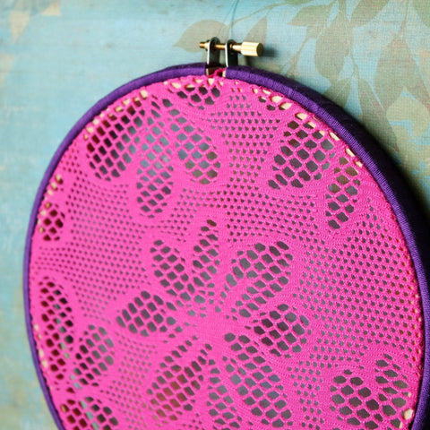 Hot Pink And Purple Earring Hanger