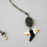 Great Black-backed Gull Necklace On Adjustable Chain