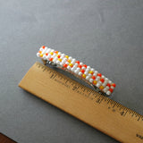 Candy Corn Inspired French Barrette, 80mm