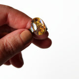 Topaz Colored Adjustable Cocktail Ring