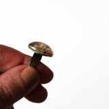Topaz Colored Adjustable Cocktail Ring