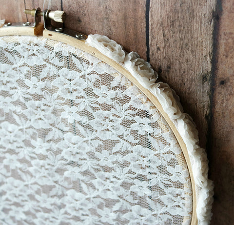 White Floral Romantic Earring Hanger