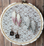 White Floral Romantic Wall Decor