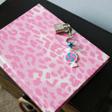Pink And Blue Beaded Candy Charm