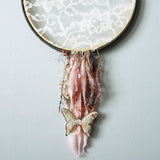 Butterfly Charm Earring Hanger And Wall Decor In Pink And Gray