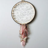 Butterfly Charm Earring Hanger And Wall Decor In Pink And Gray