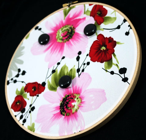 Asian Inspired Floral Earring Wall Display