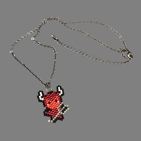 Red Devil Artisan Necklace