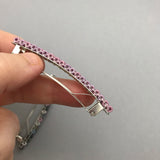 Lilac And Mixed Purple French Barrettes, 70mm, Set Of Two