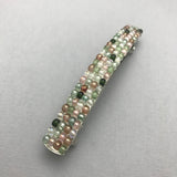 Pink And Green Tourmaline Inspired French Barrette