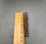 Large French Barrette, Purple And Amber, 80mm Or 90mm