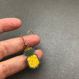 Summer Pineapple Beaded Earrings