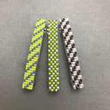 French Barrette Trio, Green, Yellow, Purple, Blue, 70mm Barrettes, Set Of Three Medium Size