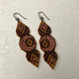 Fall Inspired Long Lunar Statement Earrings