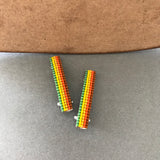 Thanksgiving Themed MINI French Barrettes, Fall Colors, 40mm