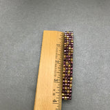 Large French Barrette, Purple And Amber, 80mm Or 90mm