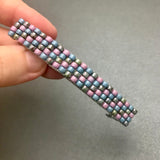 Multi Pastel Color Large French Barrette, 80mm