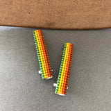 Thanksgiving Themed MINI French Barrettes, Fall Colors, 40mm