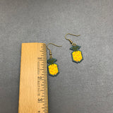 Summer Pineapple Beaded Earrings